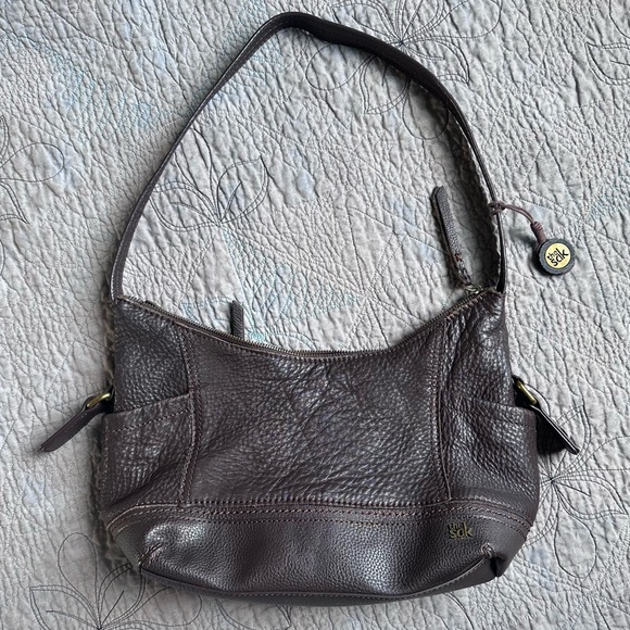 The Sak Handbags - The Sak brown pebbled leather shoulder bag